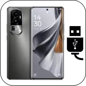 Oppo Reno 10 Pro reparación conector de carga roto