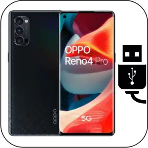 Oppo Reno 4 Pro 5G reparación conector de carga roto