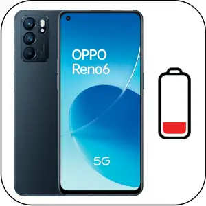 Oppo Reno 6 reparación bateria