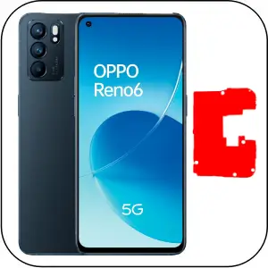 Oppo Reno 6 roto arreglar placa base