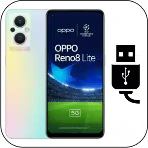 Oppo Reno 8 Lite 5G reparar conector de carga roto