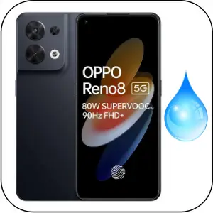 Oppo Reno 8 5G reparación teléfono mojado