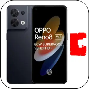 Oppo Reno 8 roto reparación placa base