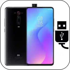 Xiaomi Mi 9T reparar conector de carga roto