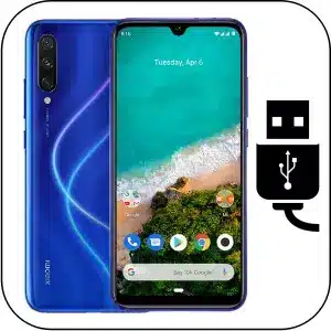 Xiaomi Mi A3 reparación conector de carga roto
