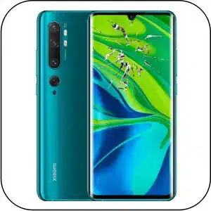 Xiaomi Mi Note 10 reparación pantalla rota