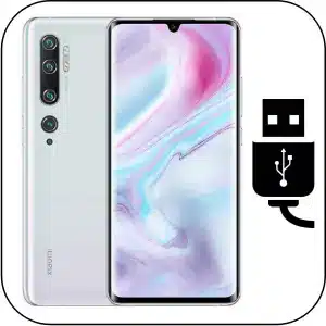 Xiaomi Mi Note 10 Pro reparación conector de carga roto