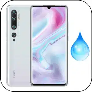 Xiaomi Mi Note 10 Pro solucionar teléfono mojado