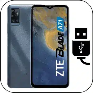 Zte Blade A71 cambiar conector de carga roto