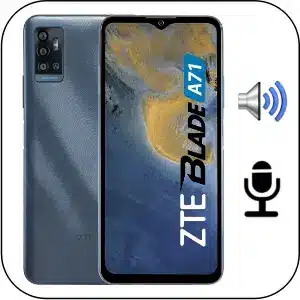 Zte Blade A71 reparar fallo sonido