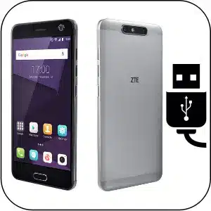 Zte Blade V8 reparación conector de carga roto
