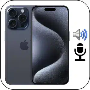 Reparar sonido iPhone 15 Pro
