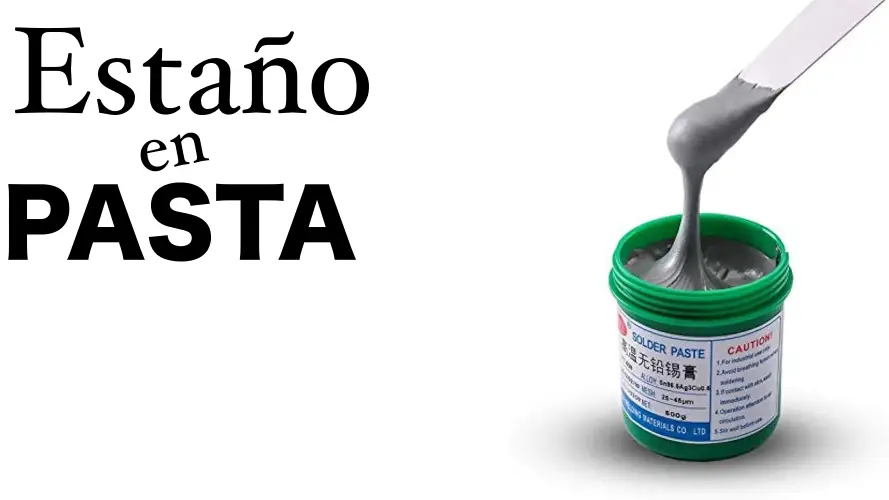 Estaño en pasta