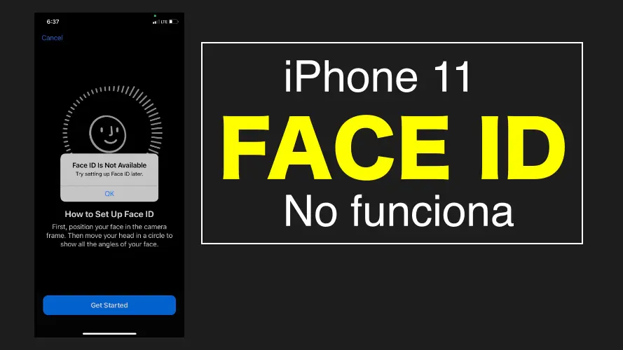 iPhone 11 Face ID no funciona