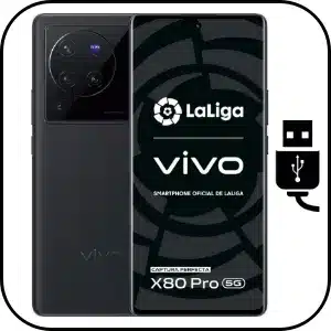 Cambiar Conector de Carga Vivo X80 Pro