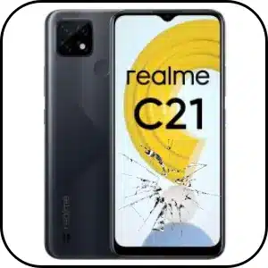 Reparar pantalla rota Realme C21