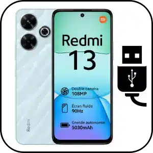 Cambiar conector de carga Redmi 13