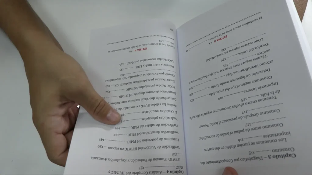 Index libro MovilOne reparación de móviles