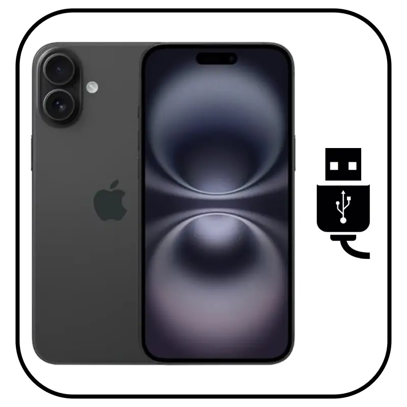 Cambiar Conector de Carga iPhone 16 Plus