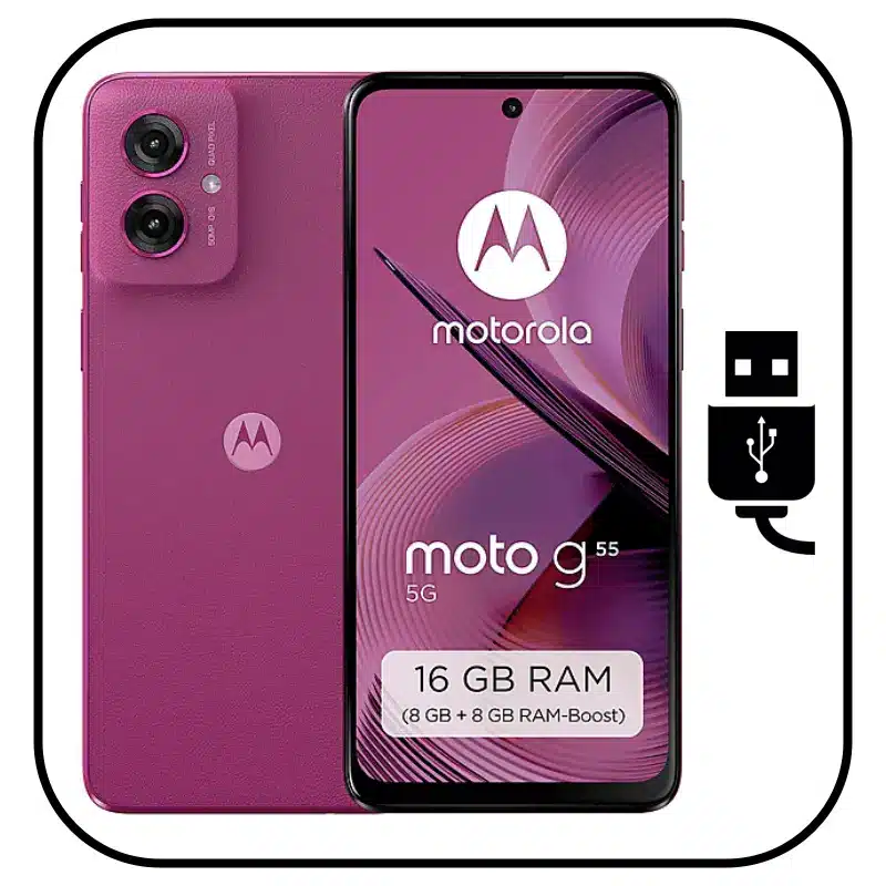 Cambiar Conector de Carga Moto G55 5G