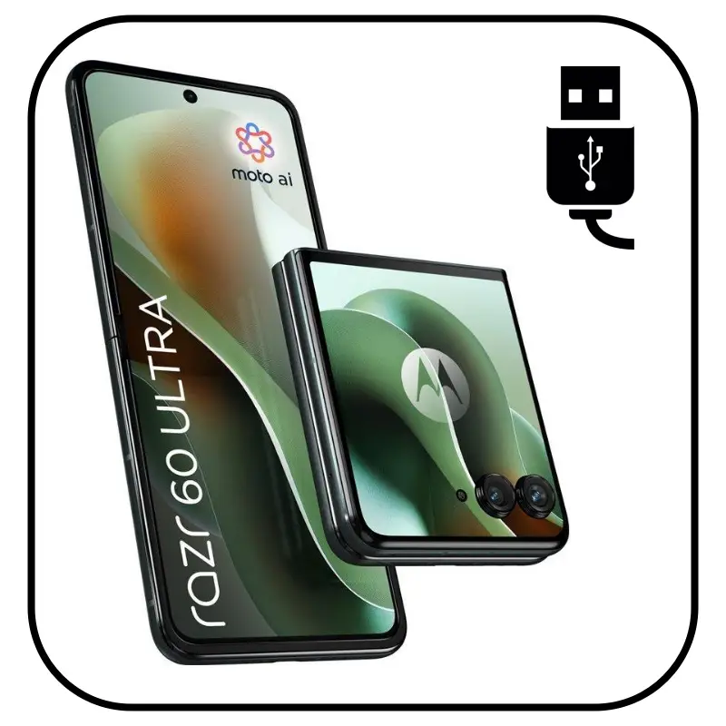 Cambiar Conector de Carga Motorola razr 60 ultra