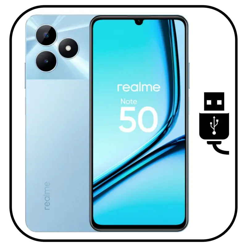 Cambiar Conector de Carga Realme Note 50