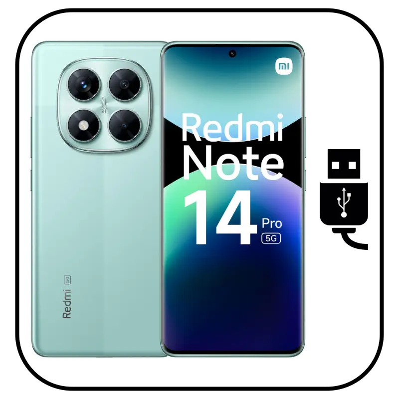Cambiar Conector de Carga Redmi Note 14 Pro