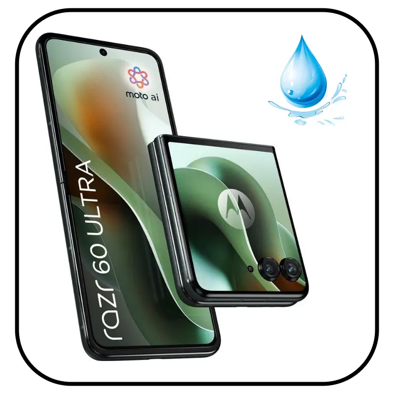 Reparar Motorola razr 60 ultra mojado