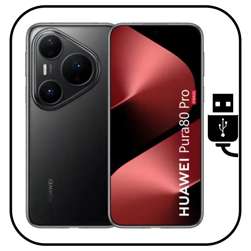 Cambiar conector de carga Huawei Pura 80 Pro