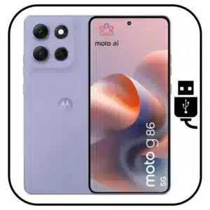 Cambiar conector de carga Motorola Moto G86 5G