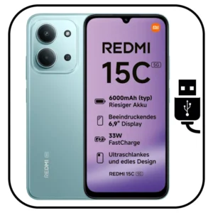 Cambiar conector de carga Redmi 15C 5G