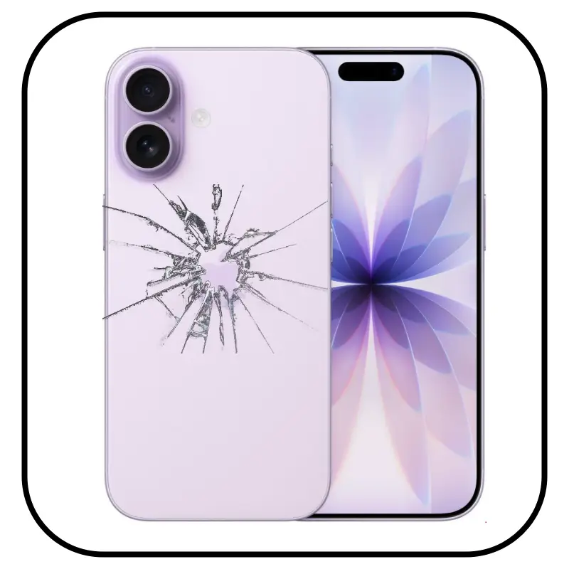 Reparar cristal trasero iPhone 17